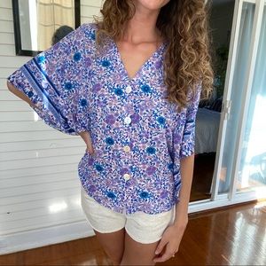 Drapey Floral Top